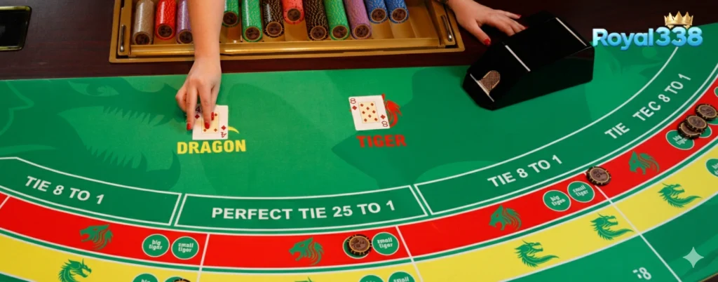 คู่มือเล่น Dragon Tiger (เสือมังกร) Royal338